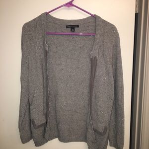 Grey, sparkly cardigan